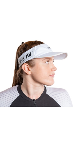 2026 ZONE3 Lightweight Race Visor RA26LWRV10 - White